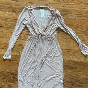 Tan maxi dress